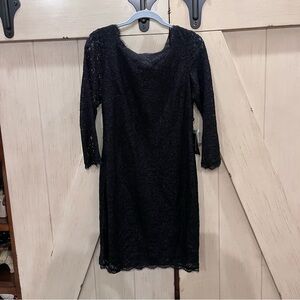 Adrianna Papell Black Dress Size 10
